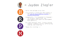 Desktop Screenshot of jaydenziegler.com