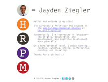 Tablet Screenshot of jaydenziegler.com